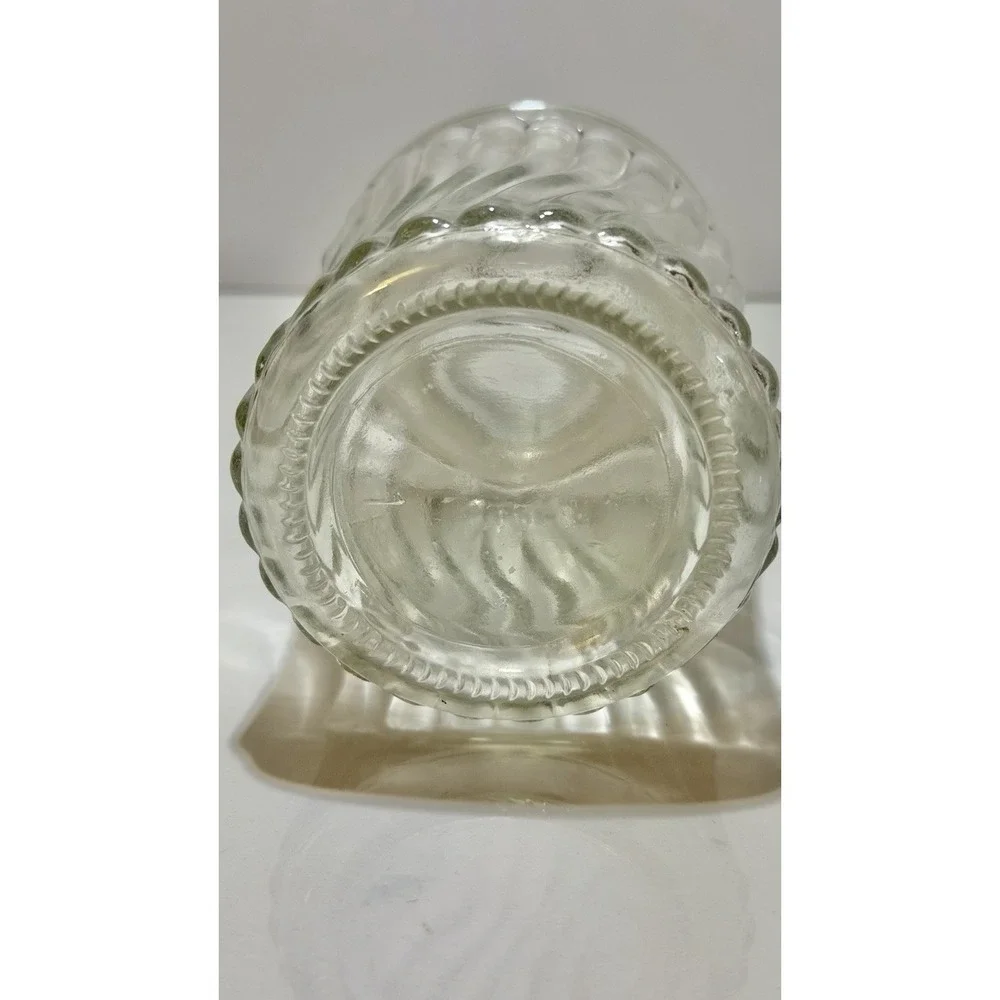 NEW Ribbed Tight Seal Jar w/ Bubble Gum Style Lid 5